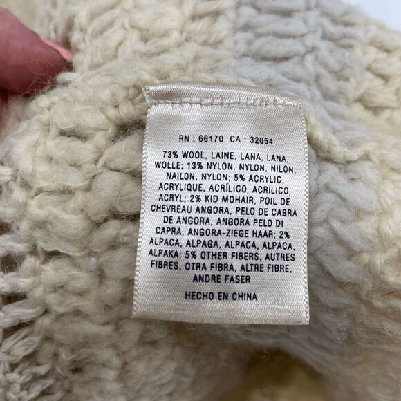 Anthropologie far away from close women tan preown loose knit tank top tunic XS - Picture 3 of 7